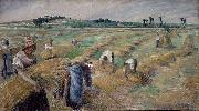 Camille Pissarro The Harvest Spain oil painting artist